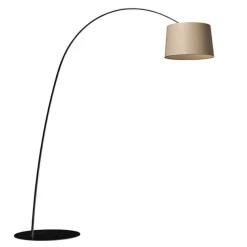 Foscarini Twiggy Wood -LED-lattiavalo, musta