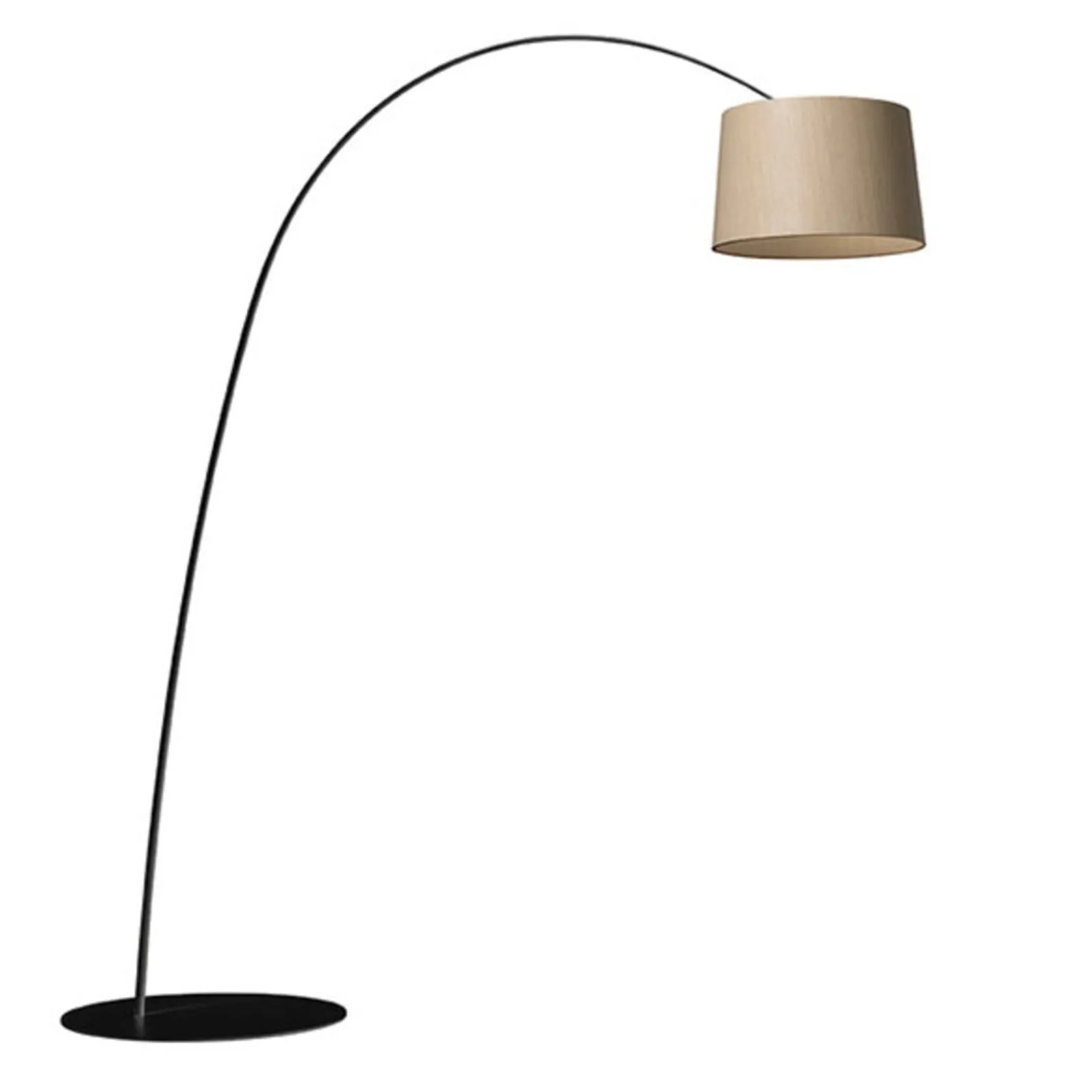 Foscarini Twiggy Wood -LED-lattiavalo, musta