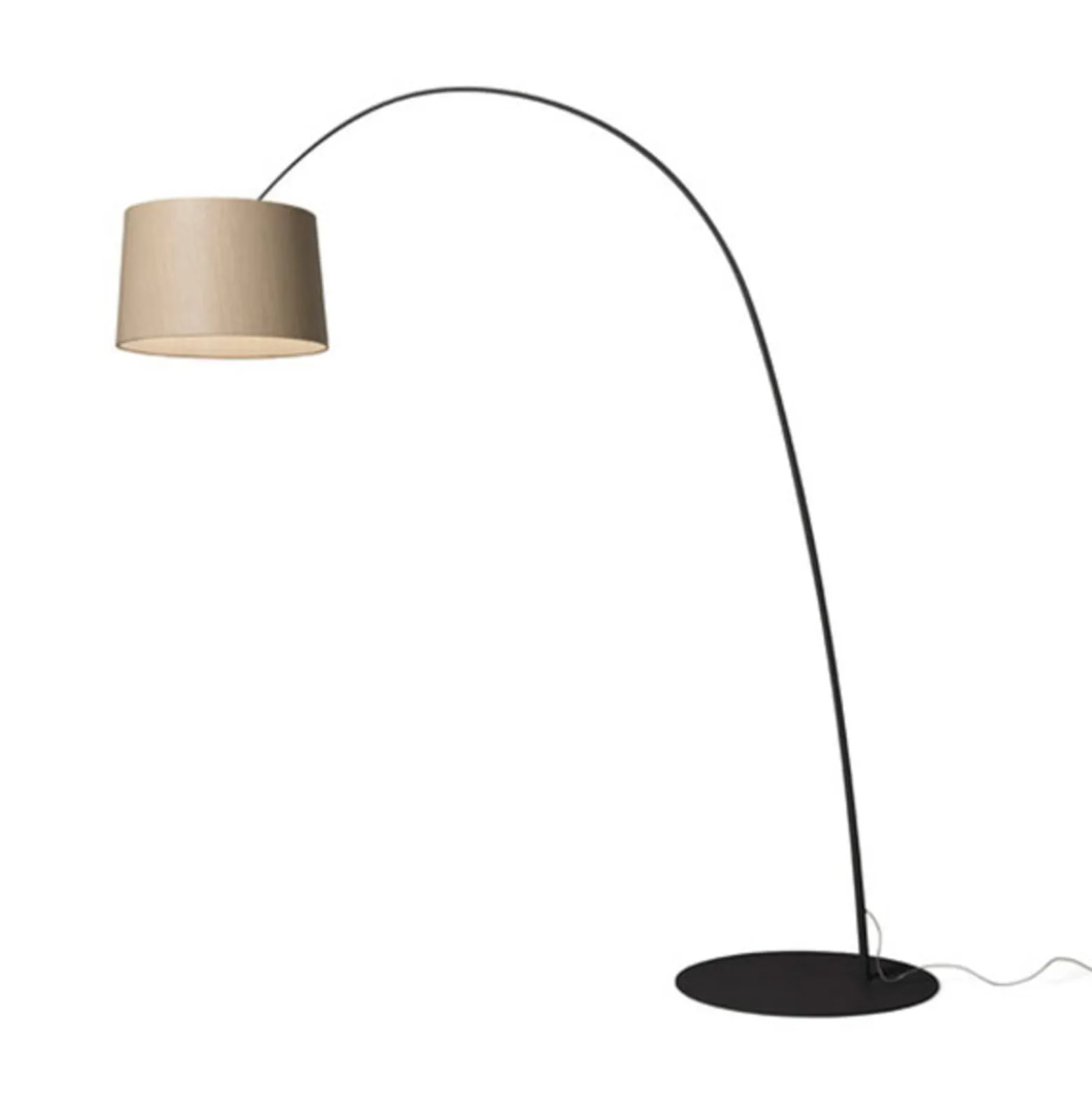 Foscarini Twiggy Wood -LED-lattiavalo, musta