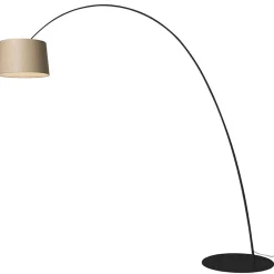 Foscarini Twiggy Wood MyLight -lattiavalo musta
