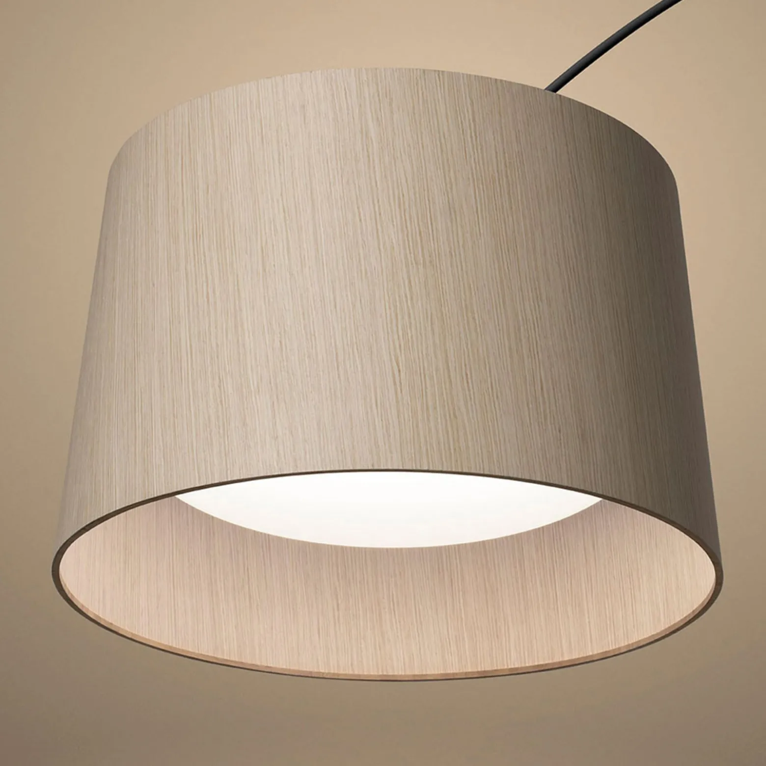 Foscarini Twiggy Wood MyLight -lattiavalo musta
