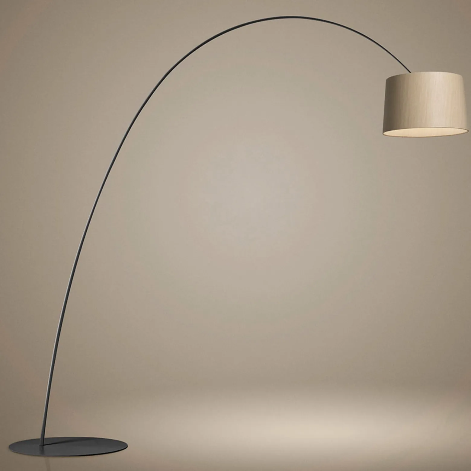 Foscarini Twiggy Wood MyLight -lattiavalo musta