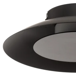 Foskal LED-kattovalaisin, musta, Ø 21,5 cm