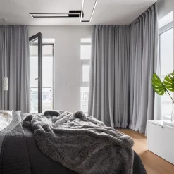 Frame LED-kattovalaisin, kaukosäädin, musta