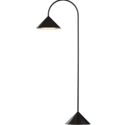FRANDSEN LED-lattiavalo Grasp, musta, 72 cm, metalli