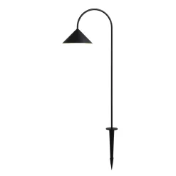 FRANDSEN LED-maapiikkivalo, varren pituus 82 cm, musta, IP44