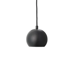 FRANDSEN riippuvalaisin Ball, mattamusta, Ø 12 cm