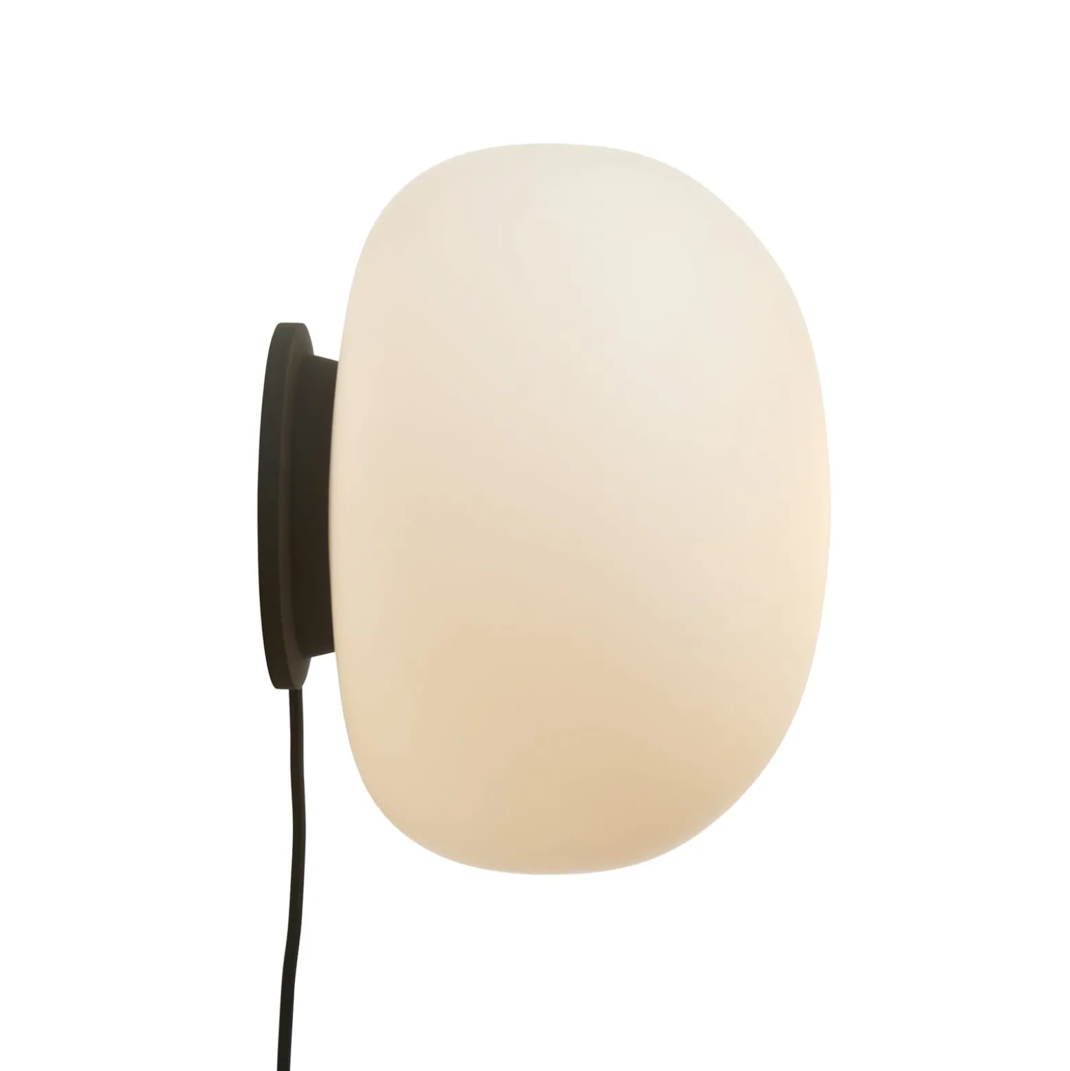 FRANDSEN Supernate-seinävalaisin, Ø 28 cm, valkoinen/opaalinen, kytkin