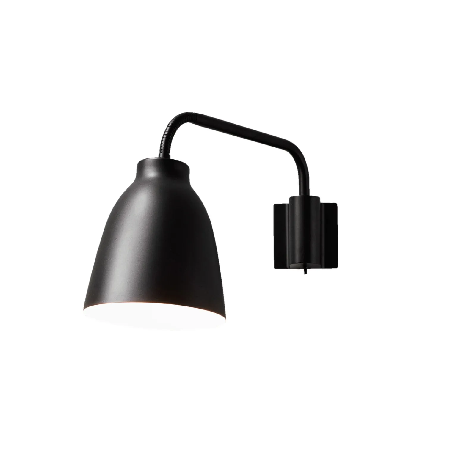 FRITZ HANSEN Caravaggio seinälamppu, musta