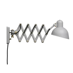 FRITZ HANSEN Kaiser idell 6718-W seinälamppu pistokkeella, harmaa