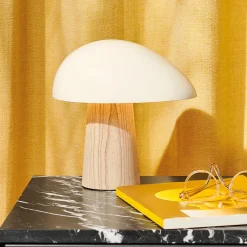 FRITZ HANSEN Night Owl -pöytävalo valkoinen/saarni