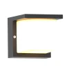 FYNN-C-LED-ulkoseinälamppu, antrasiitti, 12 cm, IP65, CCT-toiminto (päälle/pois)