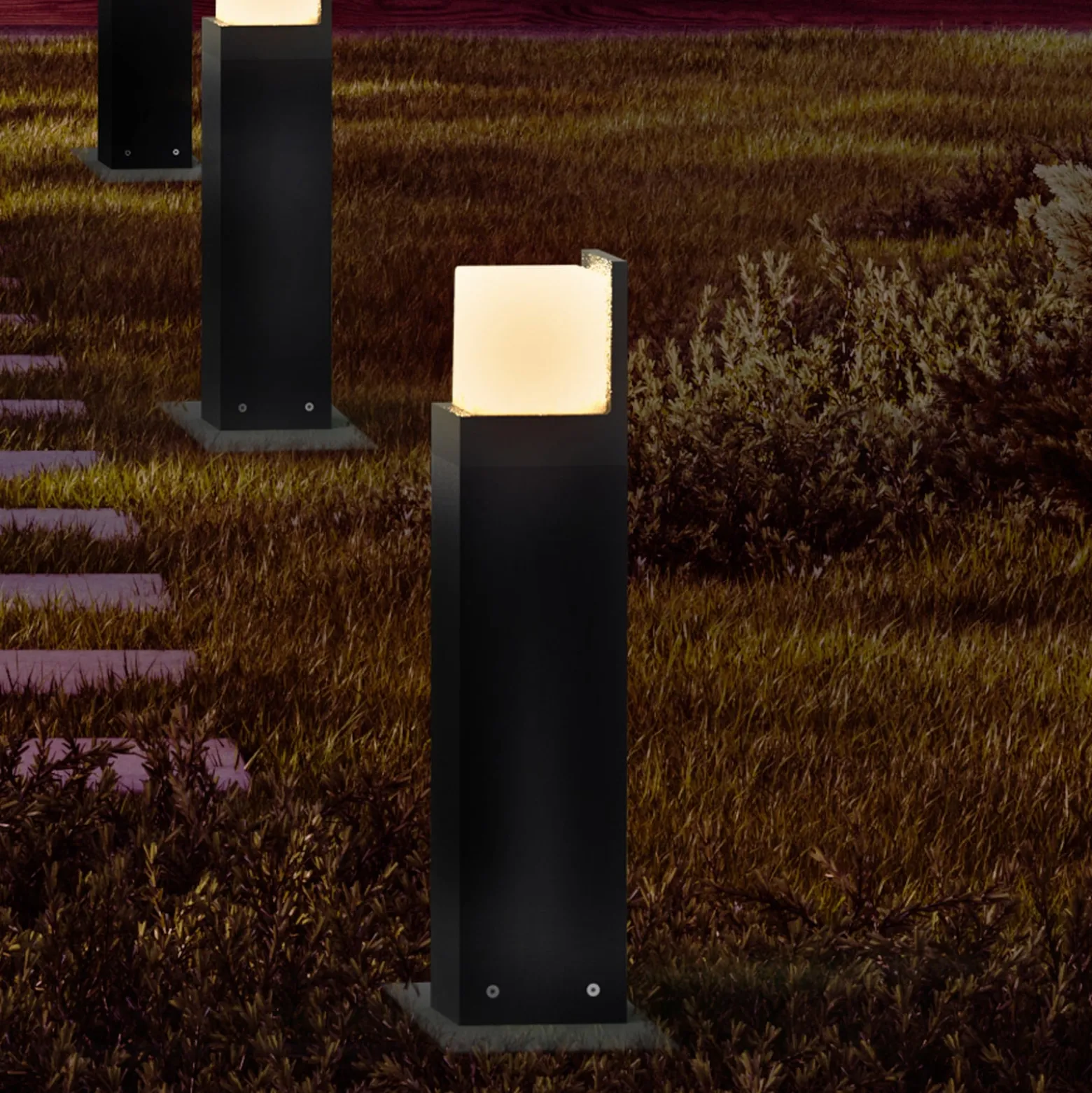 FYNN-C-LED-ulkoseinälamppu, antrasiitti, 12 cm, IP65, CCT-toiminto (päälle/pois)