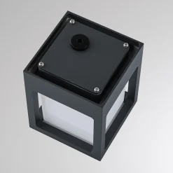 FYNN-X-LED-ulkoseinälamppu, antrasiitti, 12 cm, IP65, CCT-valonlähteen kytkentä