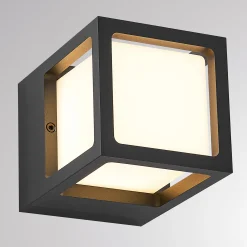 FYNN-X-LED-ulkoseinälamppu, antrasiitti, 12 cm, IP65, CCT-valonlähteen kytkentä