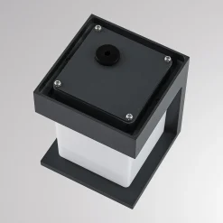 FYNN-Y-LED-ulkoseinälamppu, antrasiitti, 12 cm, IP65, CCT-valonlähteen kytkentä