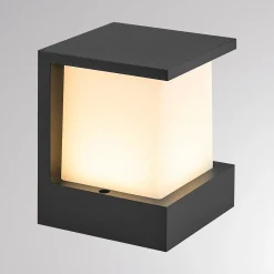 FYNN-Y-LED-ulkoseinälamppu, antrasiitti, 12 cm, IP65, CCT-valonlähteen kytkentä