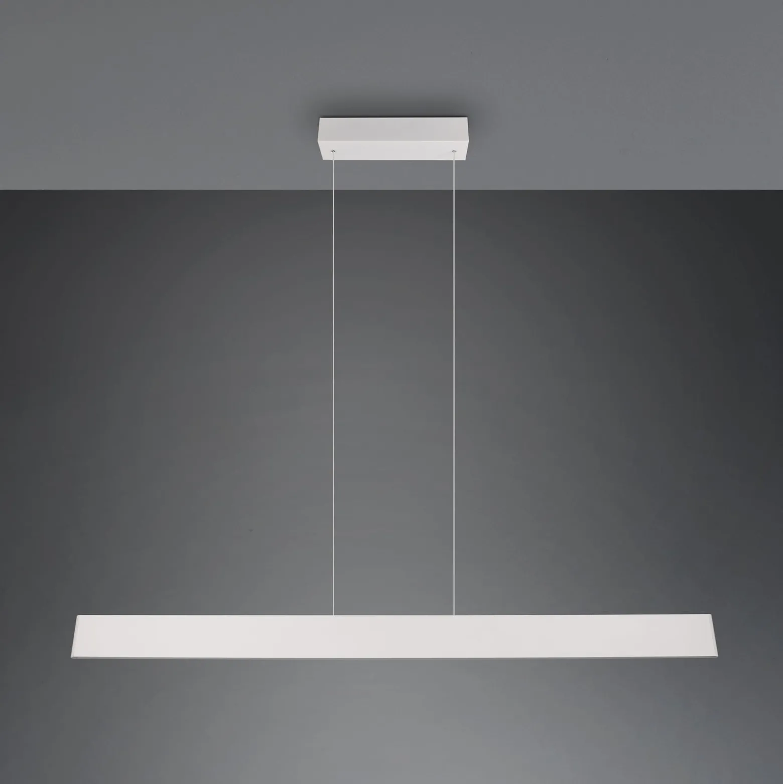 Galway LED-riippuvalaisin, vaaleanharmaa, ylös/alas, CCT, metallia
