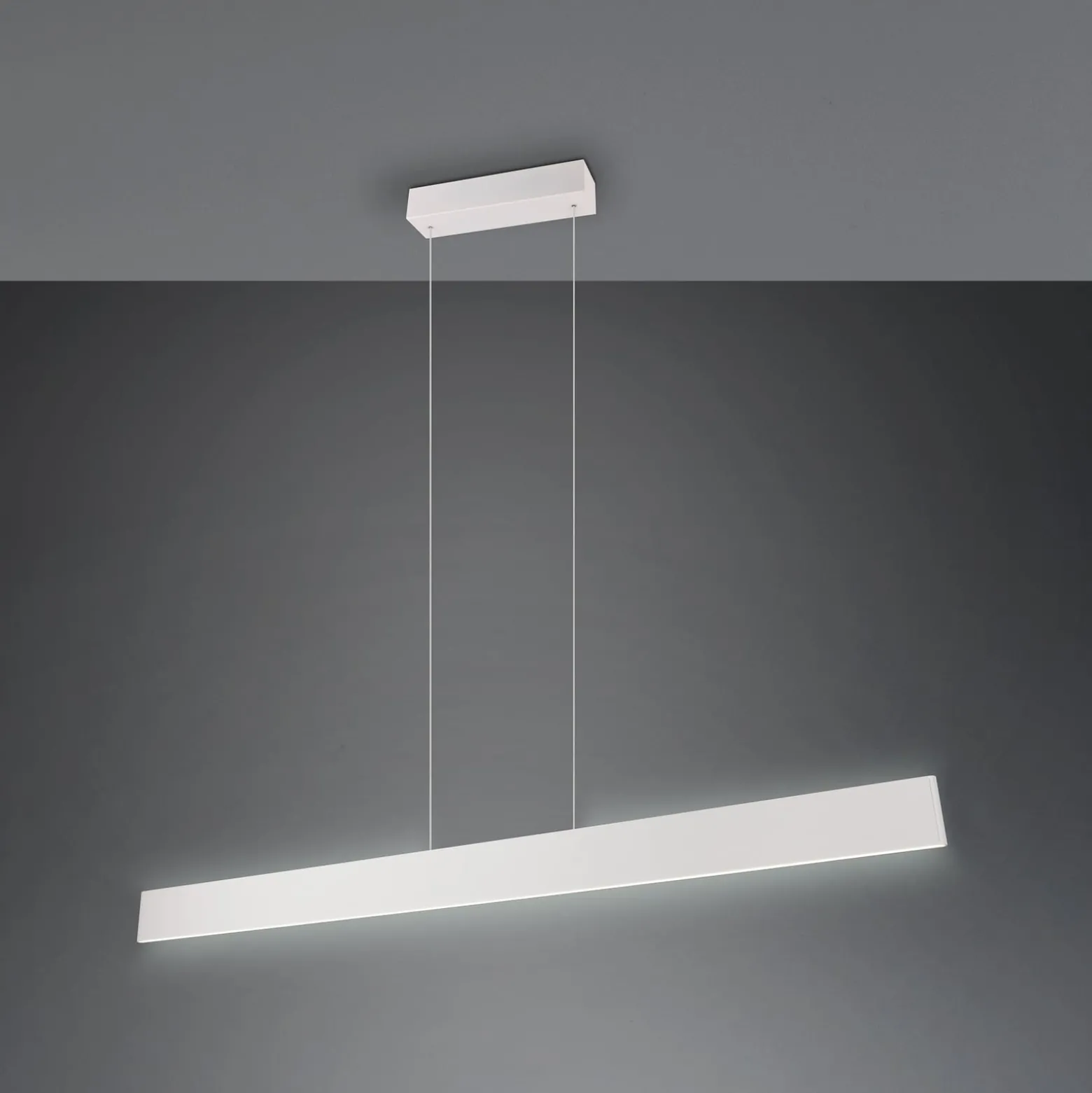 Galway LED-riippuvalaisin, vaaleanharmaa, ylös/alas, CCT, metallia