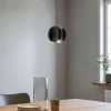 GAMBIT riippuvalaisin, musta, Ø 10 cm, metalli, GU10 LED