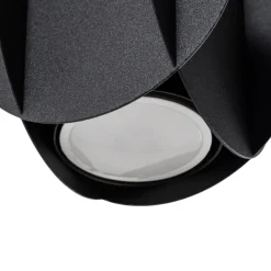 GAMBIT riippuvalaisin, musta, Ø 10 cm, metalli, GU10 LED