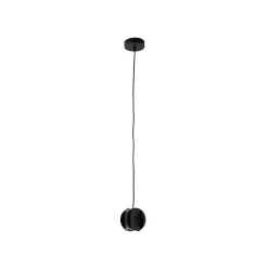 GAMBIT riippuvalaisin, musta, Ø 10 cm, metalli, GU10 LED