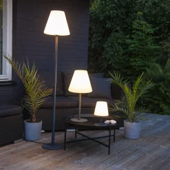 Gardenlight Kreta -LED-pöytävalaisin, akku, 26,5cm