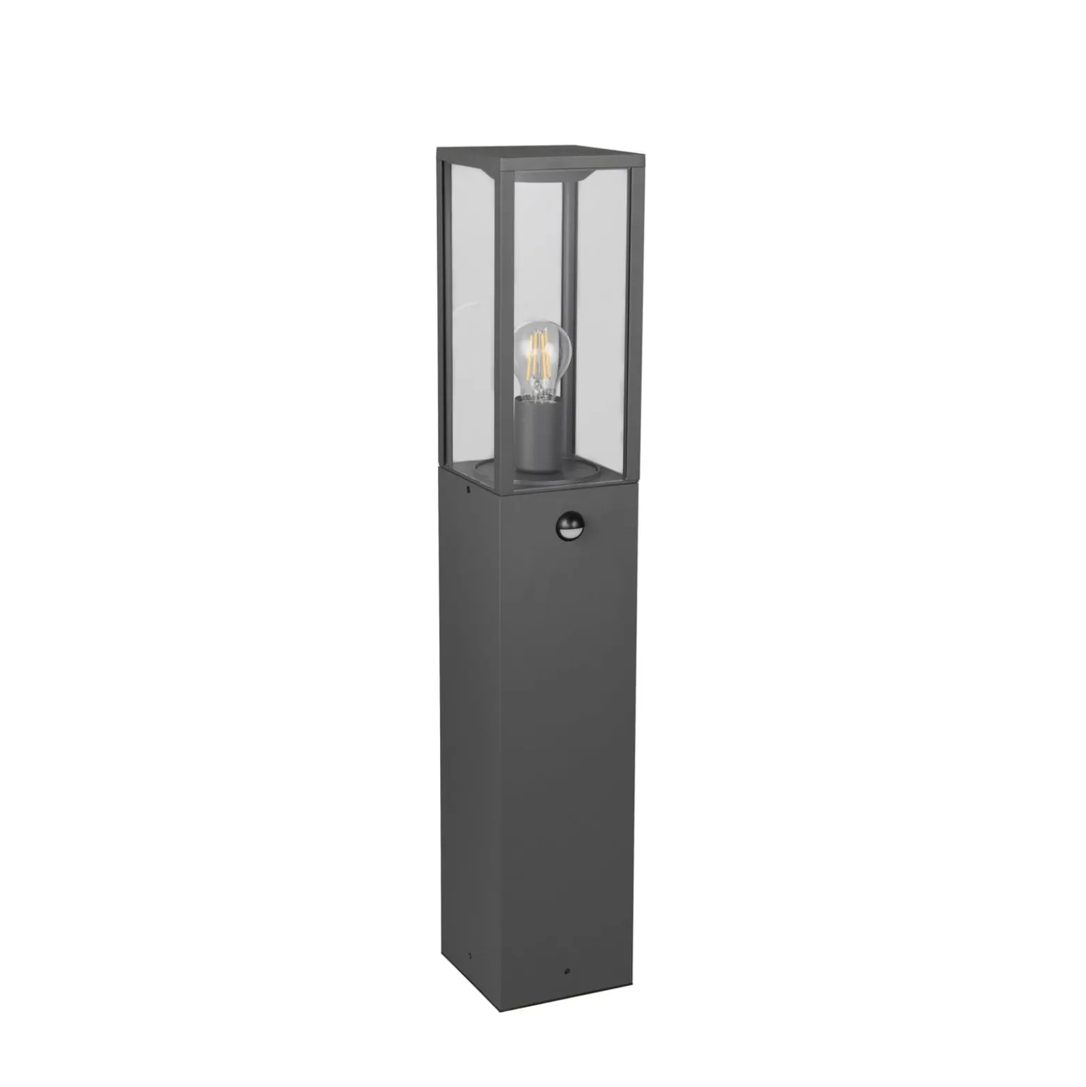 GARONNE-pylväsvalaisin, antrasiitti, korkeus 80 cm, metalli IP44