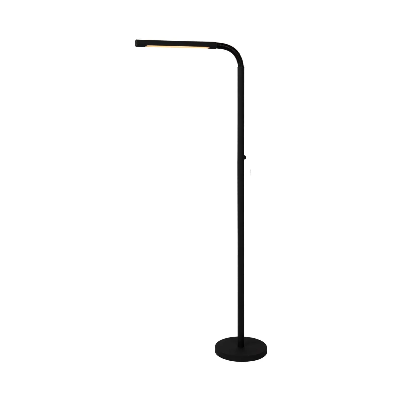 Gilly ladattava LED-lattiavalaisin, musta