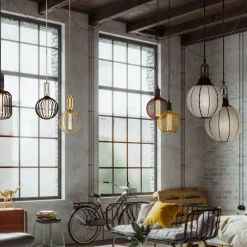 Globe LED-lamppu, musta, E27, 3,5 W, 1 800K, himmennettävä