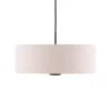 Globen Lighting Bosco 55 -riippuvalo, beige, Ø 55 cm, kangas