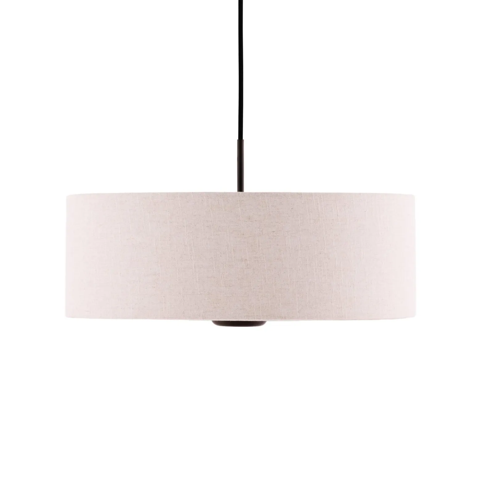 Globen Lighting Bosco 55 -riippuvalo, beige, Ø 55 cm, kangas