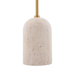 Globen Lighting Gino-maavalaisin, jalka travertiini, beige, 145 cm