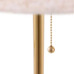 Globen Lighting Gino-maavalaisin, jalka travertiini, beige, 145 cm