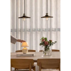 Globen Lighting IRIS-akkupöytävalaisin, kermanvärinen, korkeus 23 cm