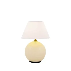 Globen Lighting IRIS-akkupöytävalaisin, kermanvärinen, korkeus 23 cm