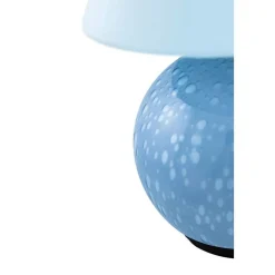 Globen Lighting IRIS-akkupöytävalaisin, sininen, korkeus 23 cm