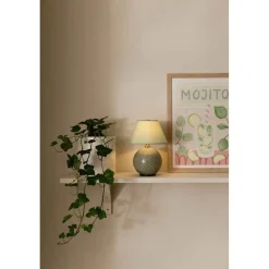 Globen Lighting IRIS-akkupöytävalaisin, vihreä, korkeus 23 cm