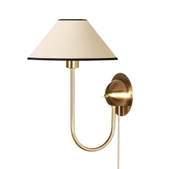 Globen Lighting IRIS-seinälamppu, kermanvärinen, korkeus 32 cm