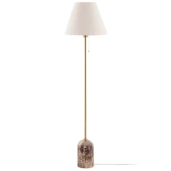 Globen Lighting lattiavalaisin Gino, jalka marmori, beige, 145 cm
