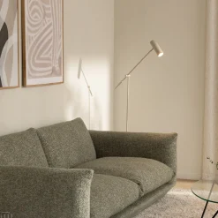 Globen Lighting lattiavalaisin Hubble READ, beige, metalli