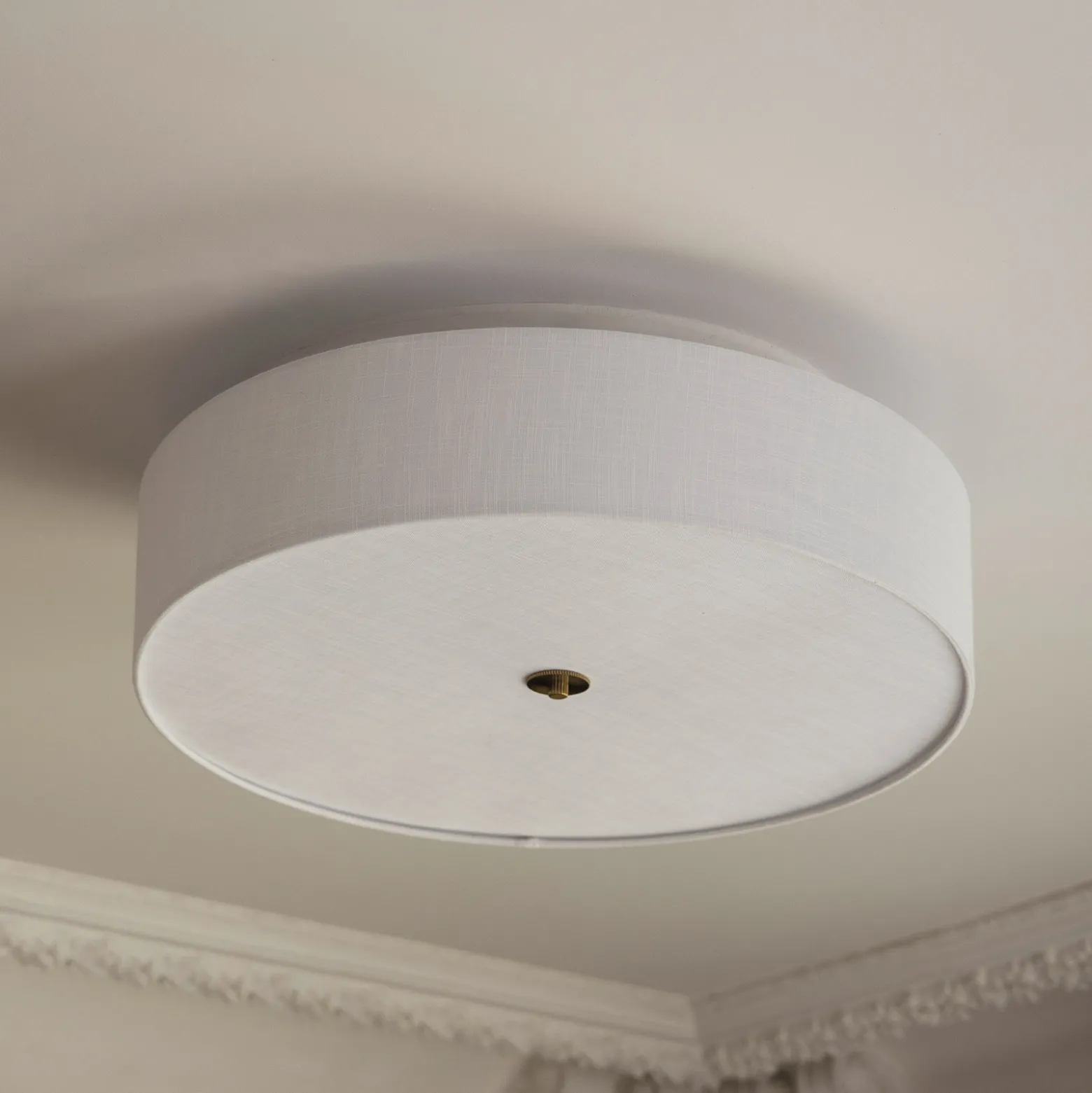 Globen Lighting Noah -kattovalaisin, halkaisija 65 cm, valkoinen