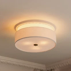 Globen Lighting Noah -kattovalaisin, halkaisija 50 cm, valkoinen