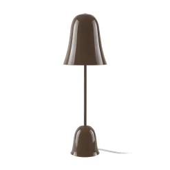 Globen Lighting -pöytälamppu Blåklockan, mokkiruskea, korkeus 56 cm