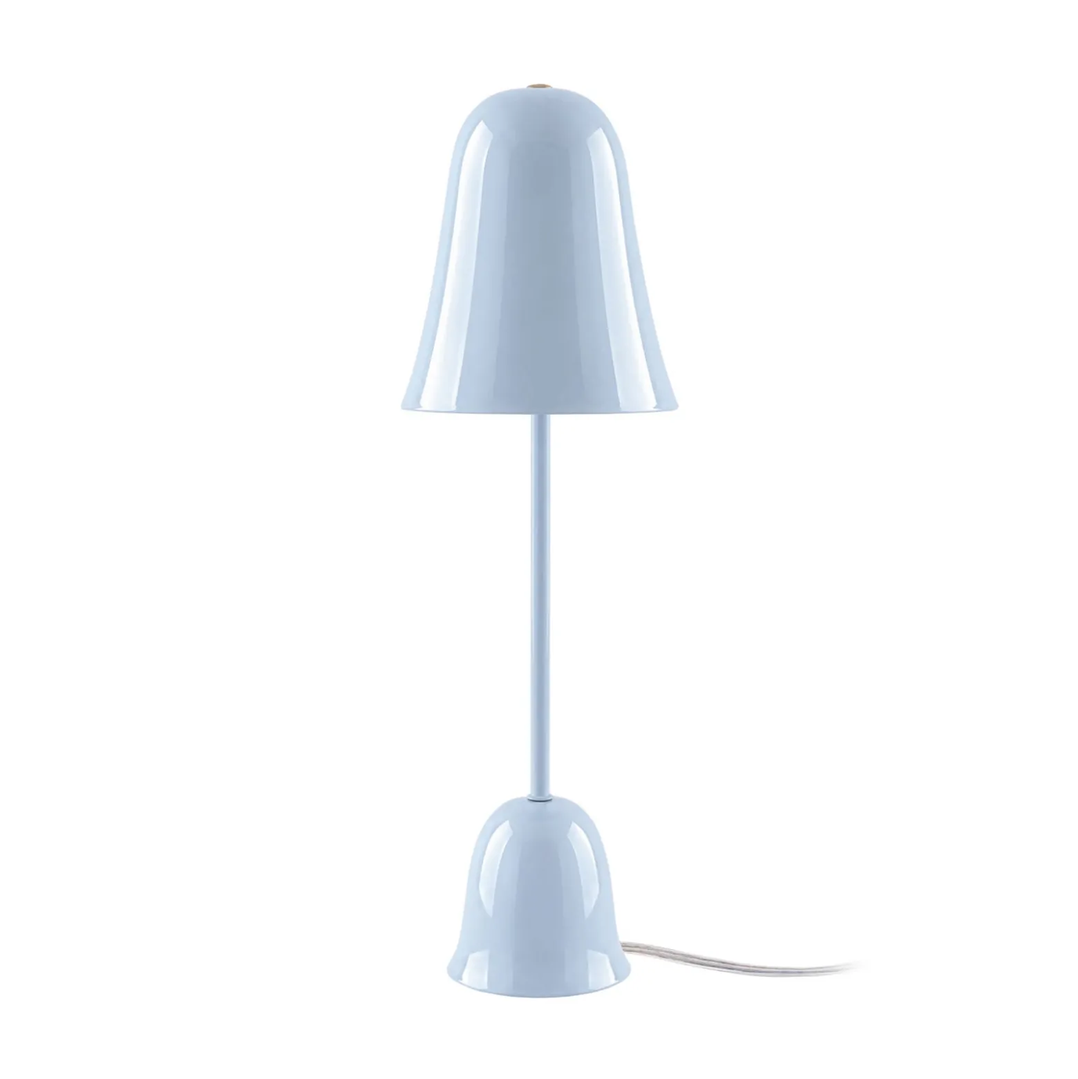 Globen Lighting -pöytälamppu Blåklockan, vaaleansininen, korkeus 56 cm