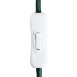 Globen Lighting pöytälamppu Castello, vihreä/beige, korkeus 28 cm