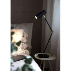 Globen Lighting pöytälamppu Hubble READ, musta, korkeus 45 cm