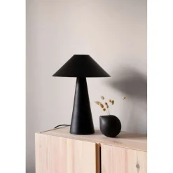 Globen Lighting pöytävalaisin Cannes, musta, korkeus 40 cm