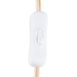 Globen Lighting pöytävalaisin IRIS, beige/musta, korkeus 39 cm