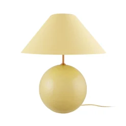 Globen Lighting pöytävalaisin IRIS, keltainen/keltainen, korkeus 39 cm